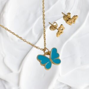 Juego Dije y Aretes c/cadena