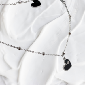 Juego Collar y Pulsera Corazón