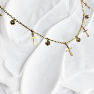 Collar Cruces y Diamantes