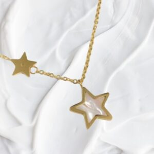 Collar Estrellas Perlas
